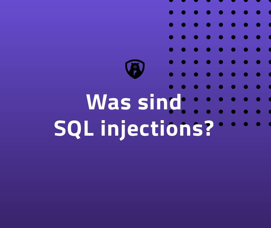 Was sind SQL injections?